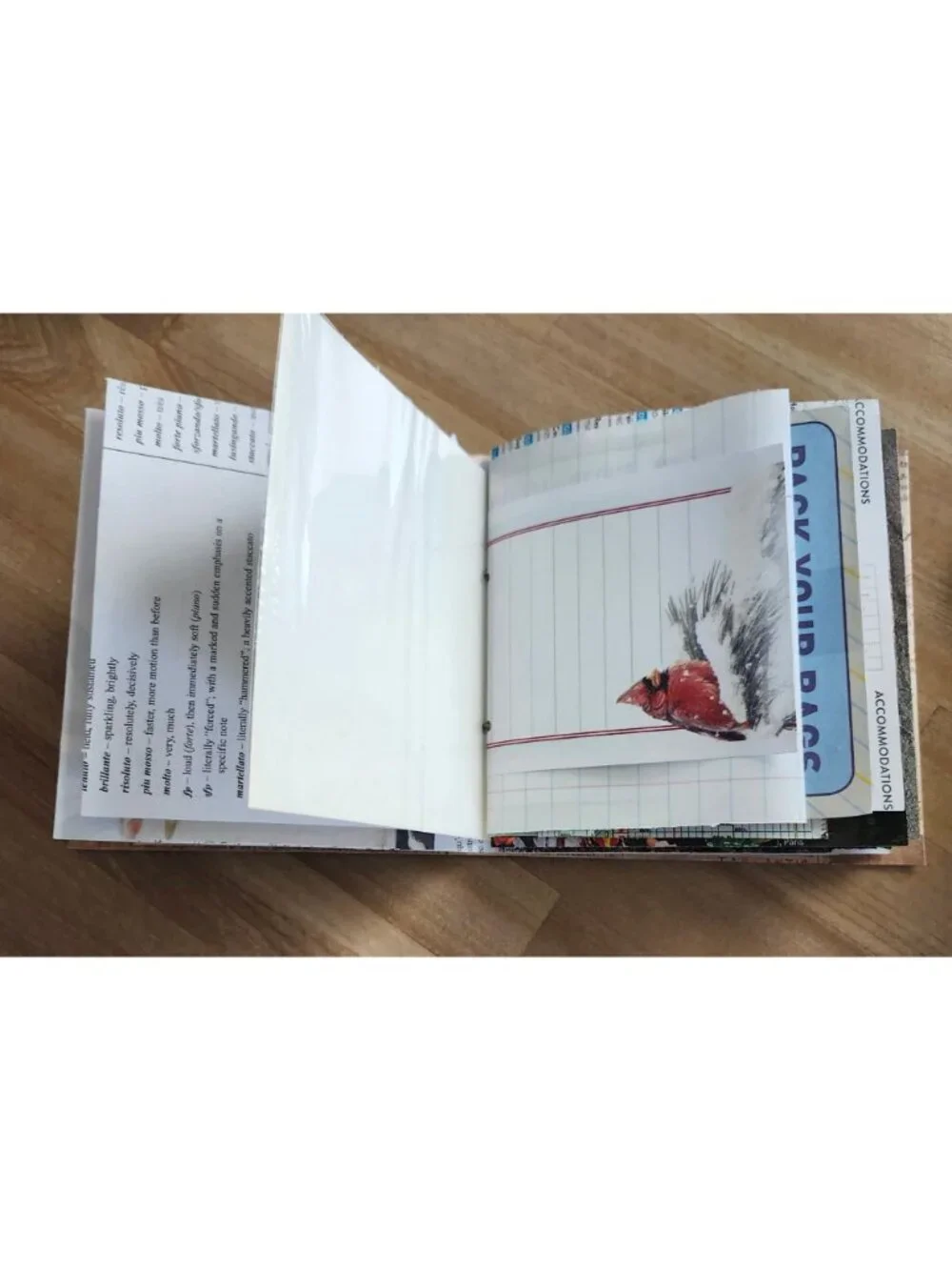 Travel Theme Junk Journal Handmade 66 pages